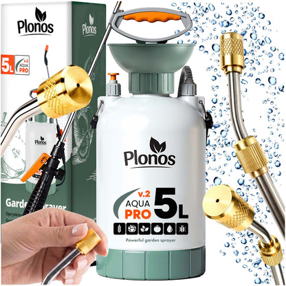Rankinis slėginis purkštuvas Plonos Aqua Pro, 5 l