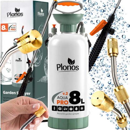 Rankinis slėginis purkštuvas Plonos Aqua Pro, 8 l