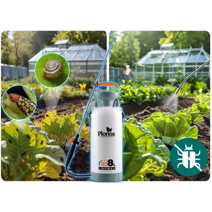 Rankinis slėginis purkštuvas Plonos Aqua Pro, 8 l