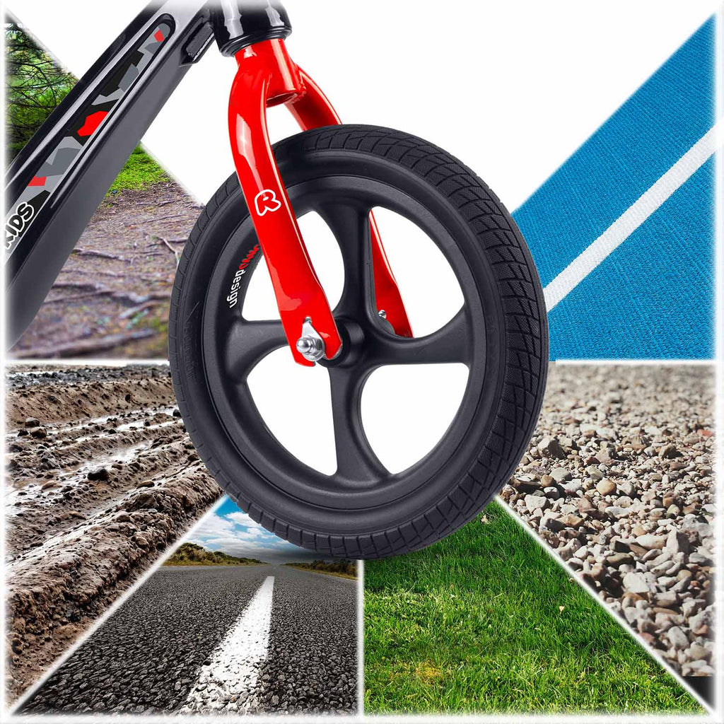 Vaikiškas balansinis dviratis be pedalų Ricokids FUNNU vaikams nuo 2 metų lavinti pusiausvyrą