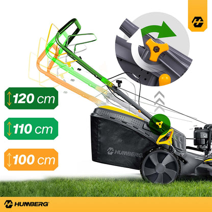 Savaeigė benzininė vejapjovė Humberg, 51 cm, Honda 202 cm³