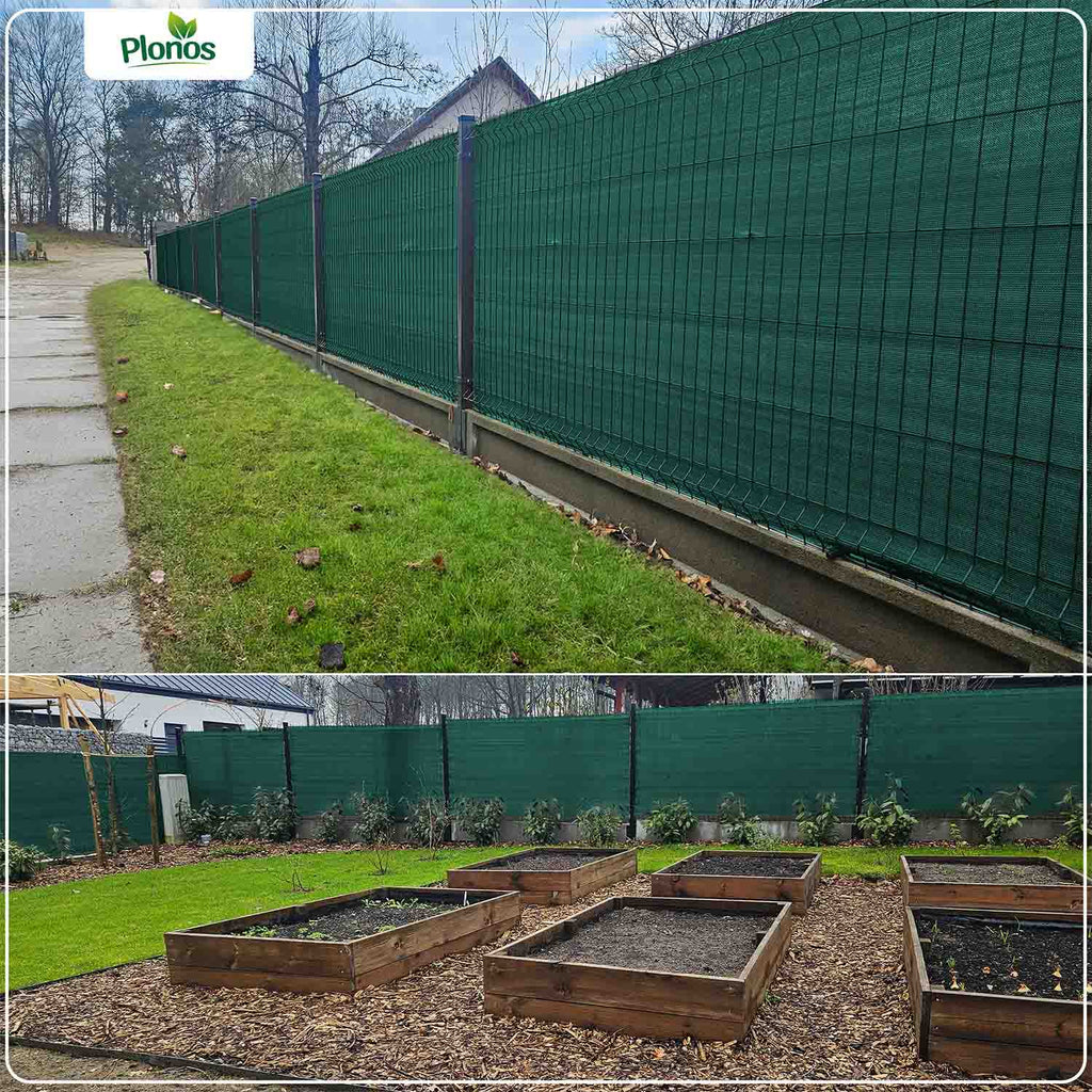 Šešėlių tinklas nuo saulės 1,5x50 m su 50 spaustukų lauko privatumo uždanga tvorai terasai sodui 110 g/m2 UV atsparus
