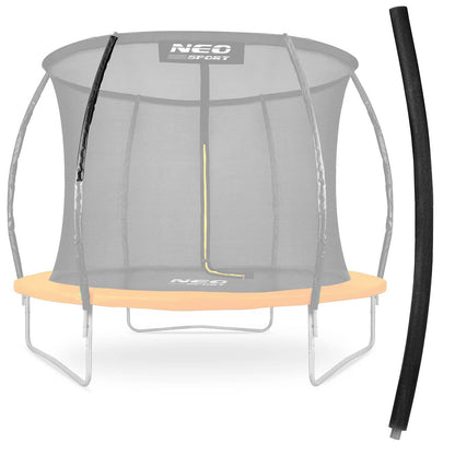 Batuto viršutinis atraminis stulpelis Neo-Sport, C tipo, juodas
