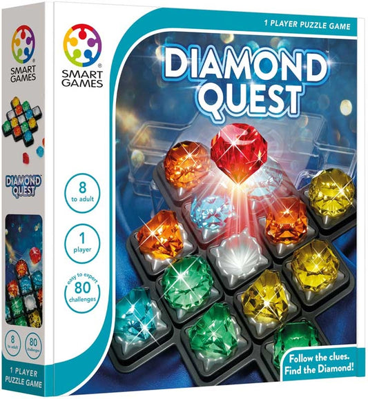 Stalo žaidimas Deimantų Paieška vaikams ir suaugusiems loginiai galvosūkiai nuo 8 metų SMART GAMES