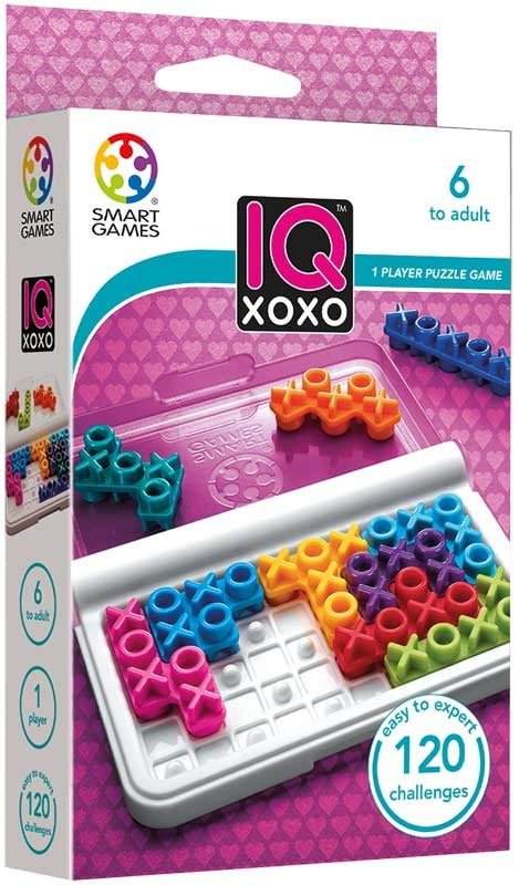 Žaidimas vaikams IQ iksiukai ir nuliukai SMART GAMES galvosūkis loginio mąstymo lavinimui nuo 6 metų