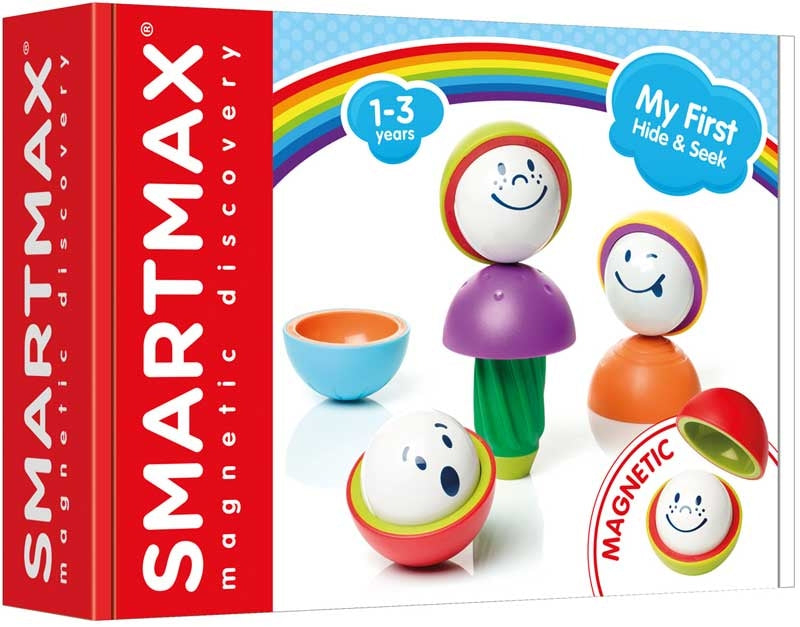 SMARTMAX Mano Pirmasis Slėpynių Žaidimas lavinamasis magnetinis žaislas vaikams nuo 1 metų motorikos ir koordinacijos lavinimui