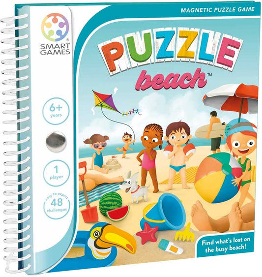 Magnetinis galvosūkis vaikams Puzzle Beach lavinantis loginį mąstymą nuo 6 metų SMART GAMES