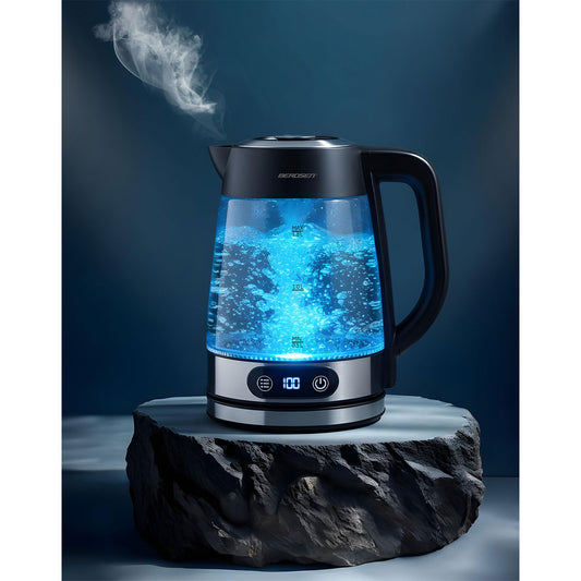 Stiklinis elektrinis virdulys Berdsen, 1,8 l, 2200 W