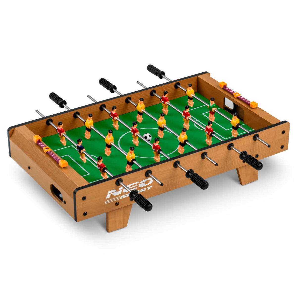 Mini stalo futbolas Neosport vaikams ir suaugusiems kompaktiškas stalo futbolo žaidimas namams ir biurui