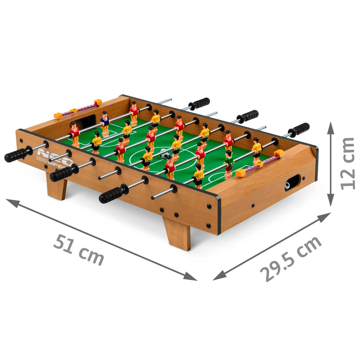 Mini stalo futbolas Neosport kompaktiškas futbolo žaidimas vaikams ir suaugusiems namams ir biurui