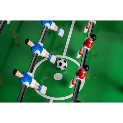 Stalo futbolo stalas Neosport šeimai ir draugams 118x61x79 cm tvirtas MDF stalas su reguliuojamomis kojelėmis ir rezultatų skaičiuotuvu