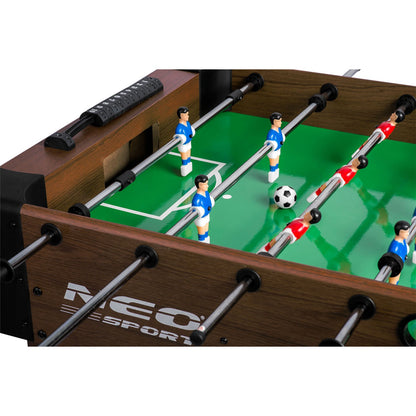 Stalo futbolo stalas Neosport 118x61x79 cm šeimai ir draugams skirtas žaidimų kambariui ar biurui