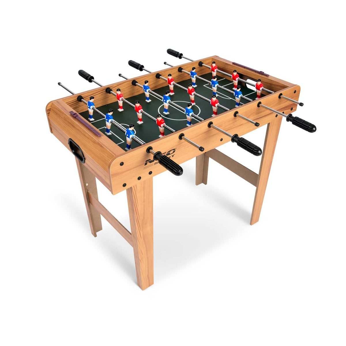 Neosport medinis futbolo stalas vaikams ir suaugusiems 70x37x62 cm dydžio žaidimų stalas namams ir biurui