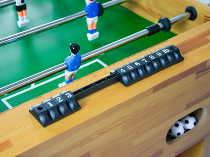 Didelis stalo futbolo stalas Neo-Sport šeimai ir biurui su tvirta konstrukcija ir autentišku dizainu