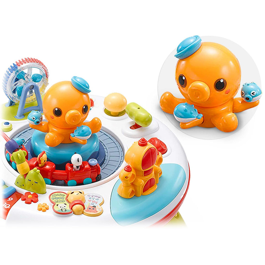 Mokomasis stalas su muzika ir garsu vaikams Ricokids 781800 edukacinis žaislas nuo 18 mėnesių su garsais šviesomis ir interaktyviais elementais