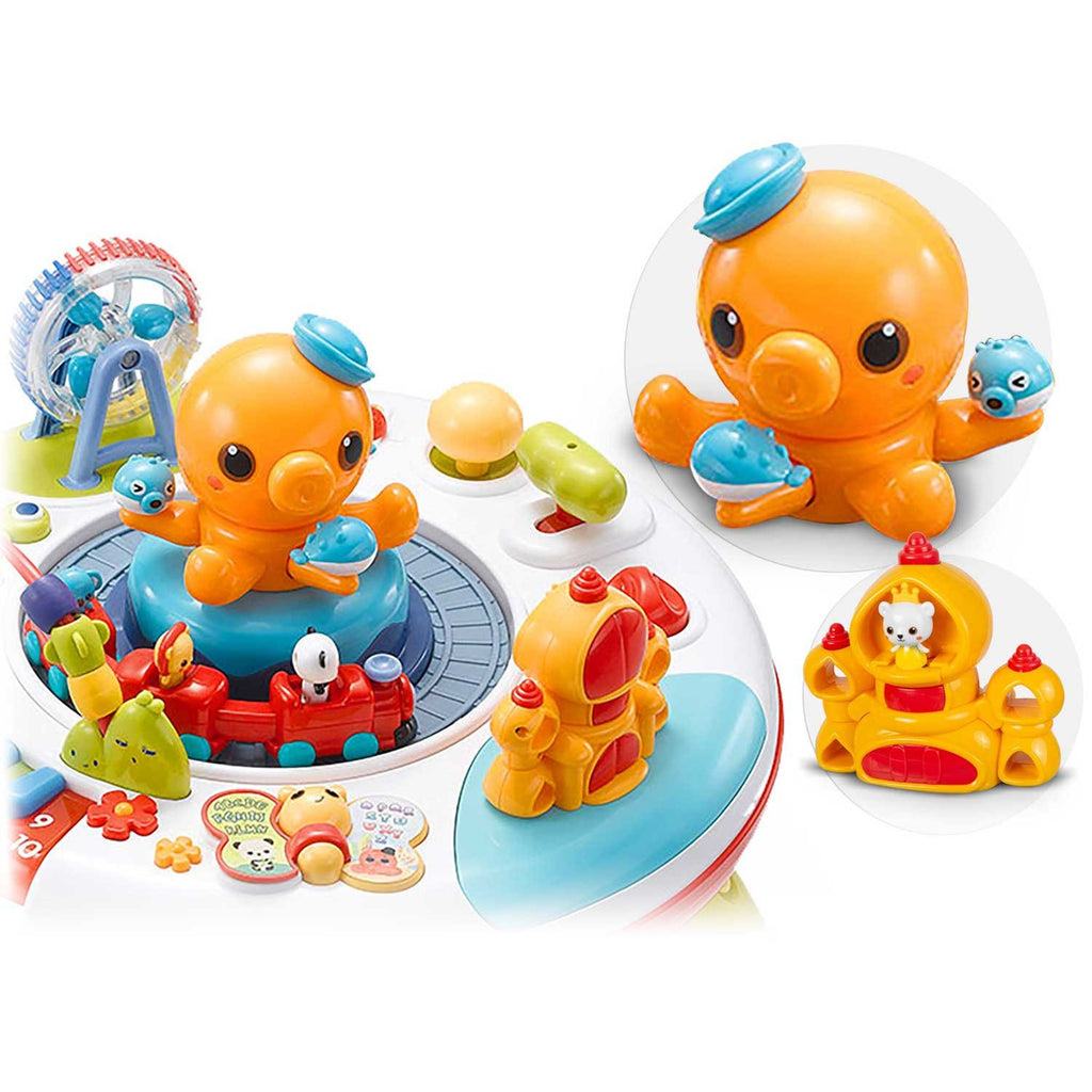 Mokomasis edukacinis stalas vaikams su muzika šviesomis ir garsais Ricokids 781800 nuo 18 mėnesių