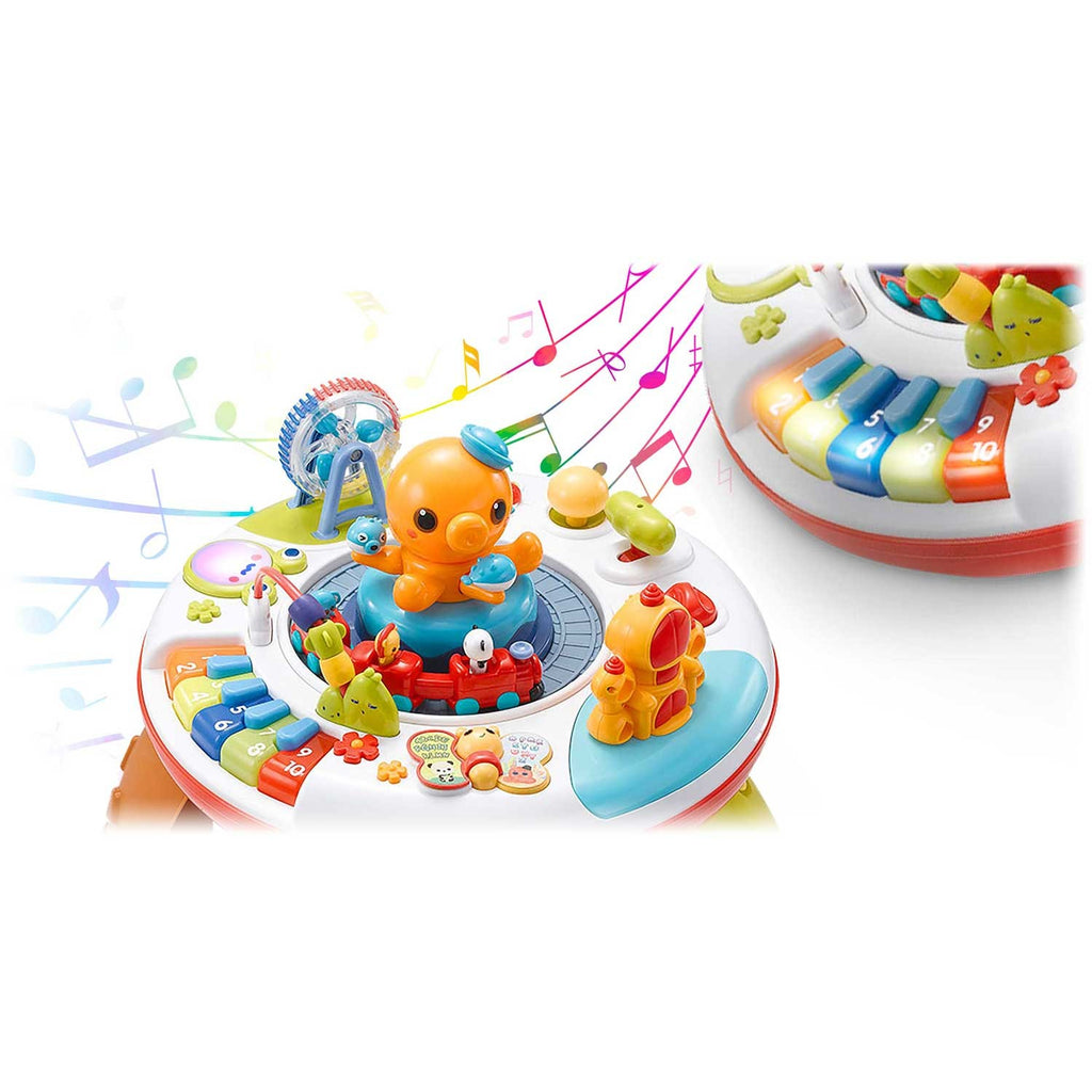 Mokomasis muzikinis stalas vaikams Ricokids 781800 su šviesomis garsais ir edukaciniais elementais