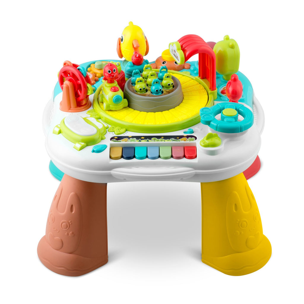 Mokomasis stalas ir lenta vaikams Ricokids RK-821 su pianinu šviečiančiais elementais ir lavinamosiomis funkcijomis