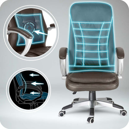 Sukamoji biuro kėdė Sofotel, tamsiai ruda