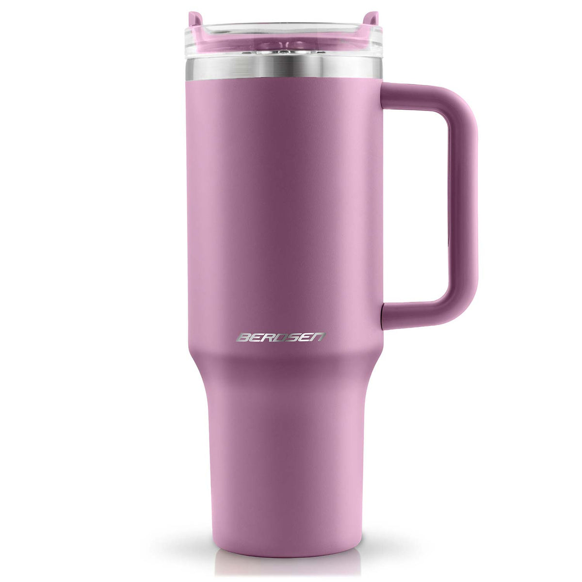 Termopuodelis su šiaudeliu Berdsen, 1180 ml, rožinis