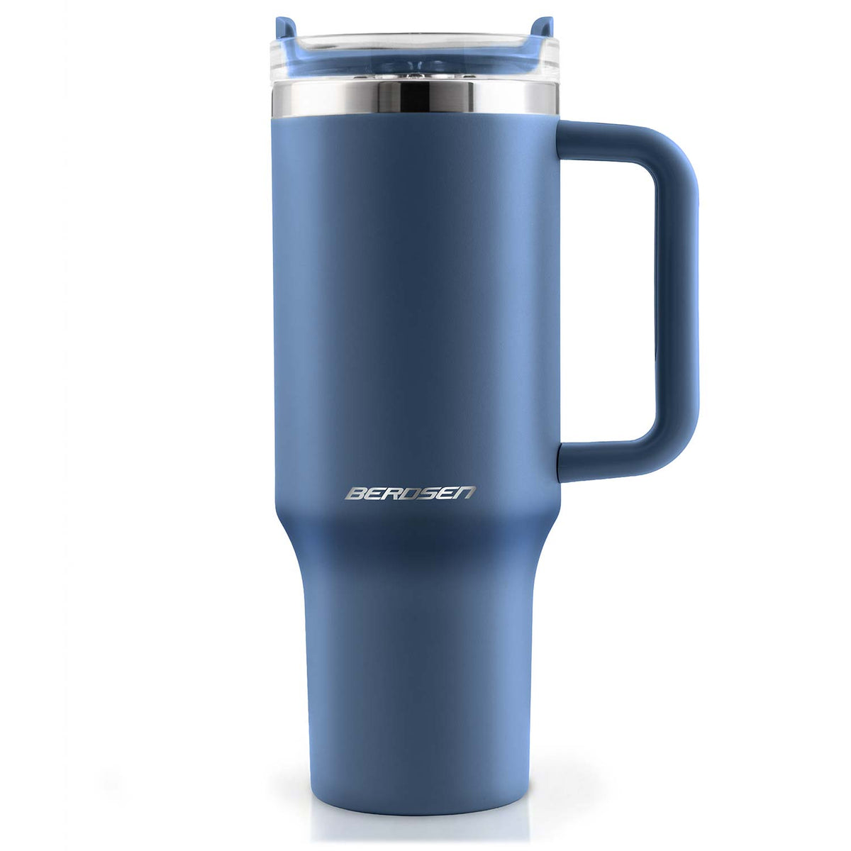 Termopuodelis su šiaudeliu Berdsen, 1180 ml, tamsiai mėlynas