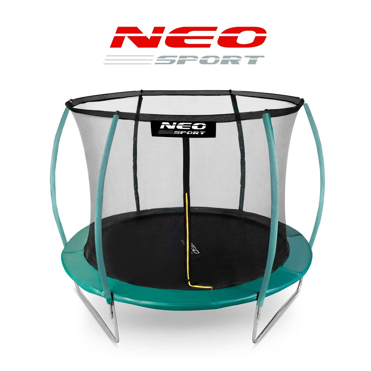 8 pėdų sodo batutas su vidiniu tinklu vaikams ir šeimai 252 cm diametras Neo-Sport