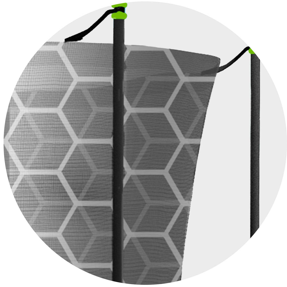 Vidinis batuto apsauginis tinklas Neo-Sport, 404 cm, 13 pėdų