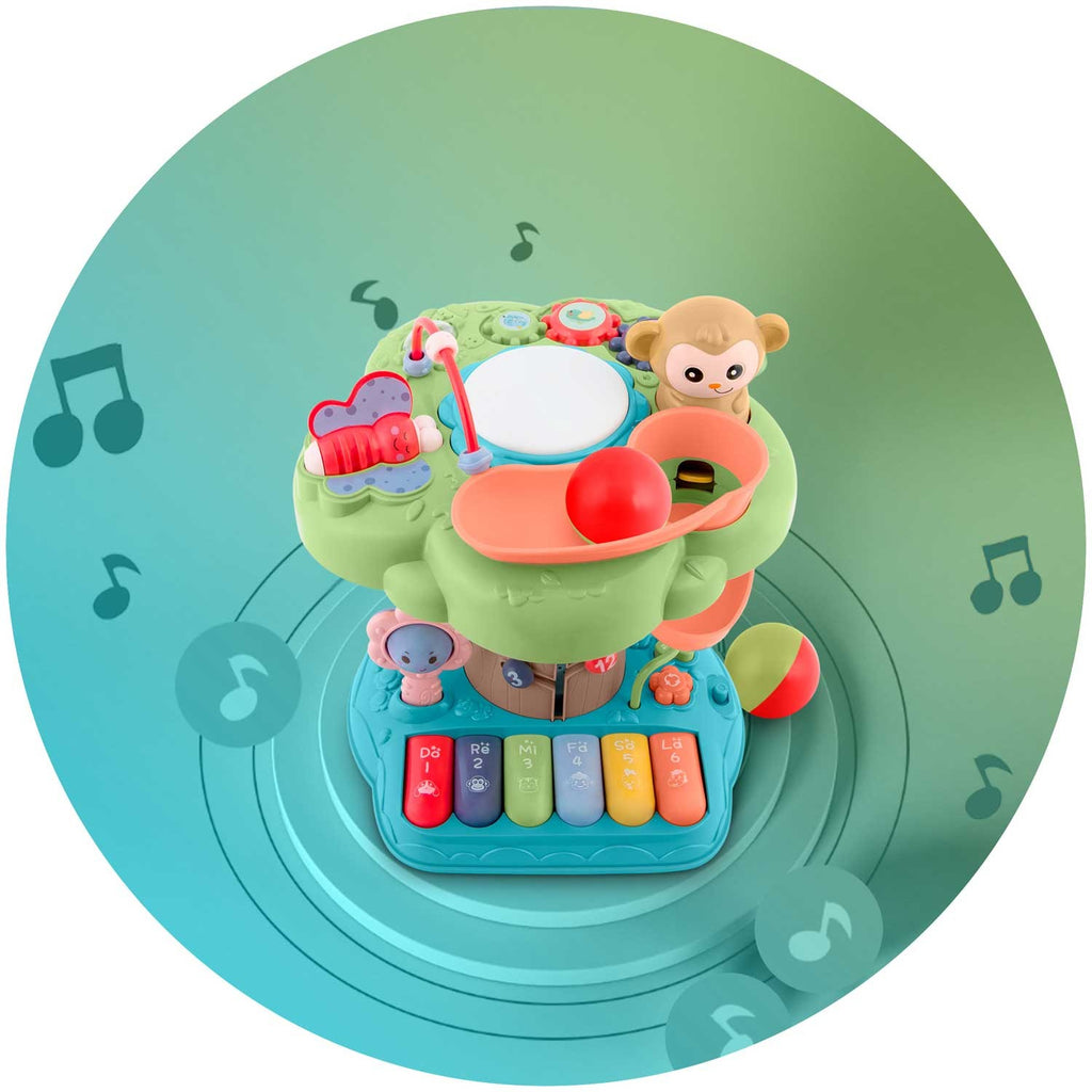 Edukacinis žaislinis medis Ricokids su muzika šviesomis skaičiais ir spalvomis vaikams